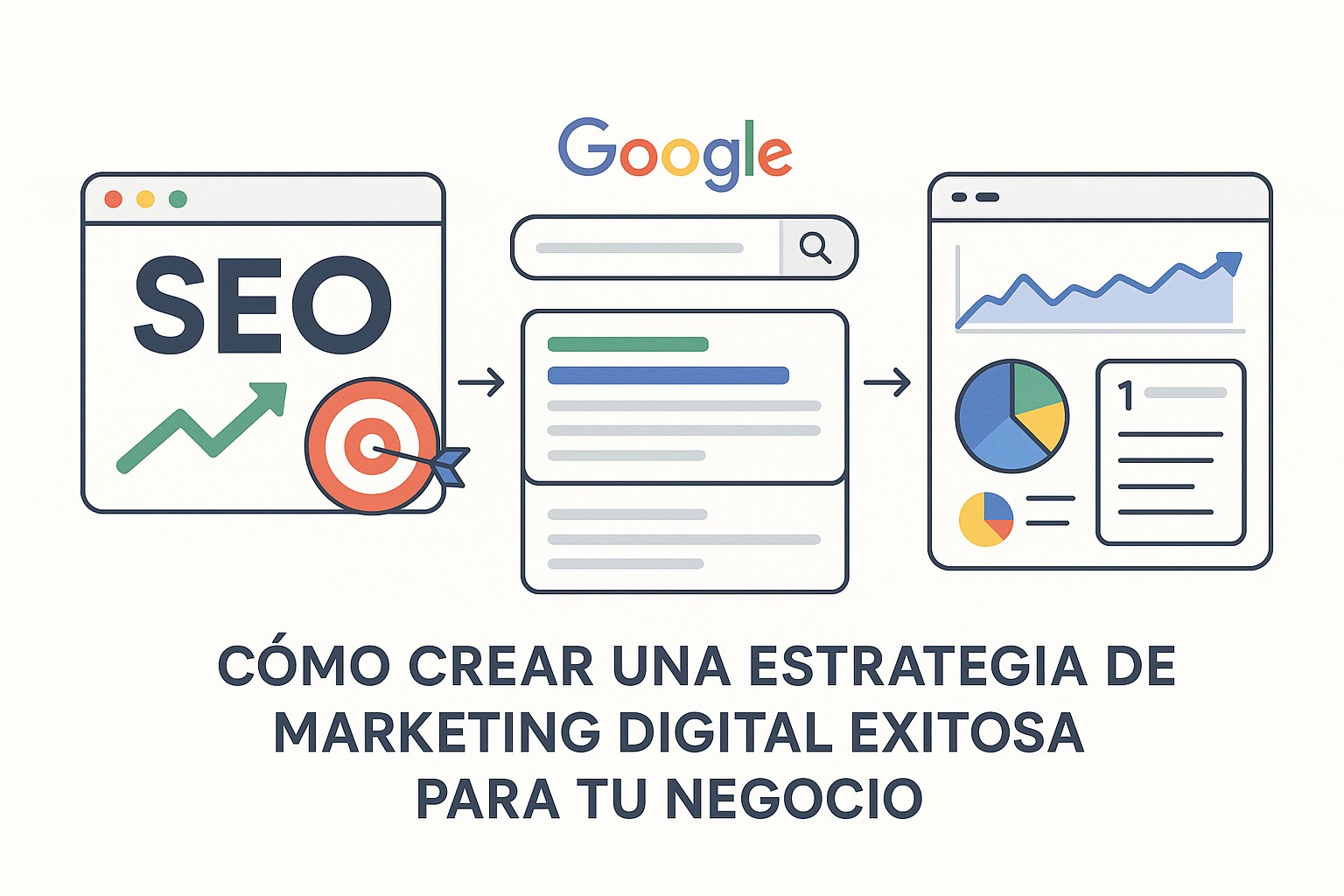 Diagrama sobre estrategia marketing digital exitosa