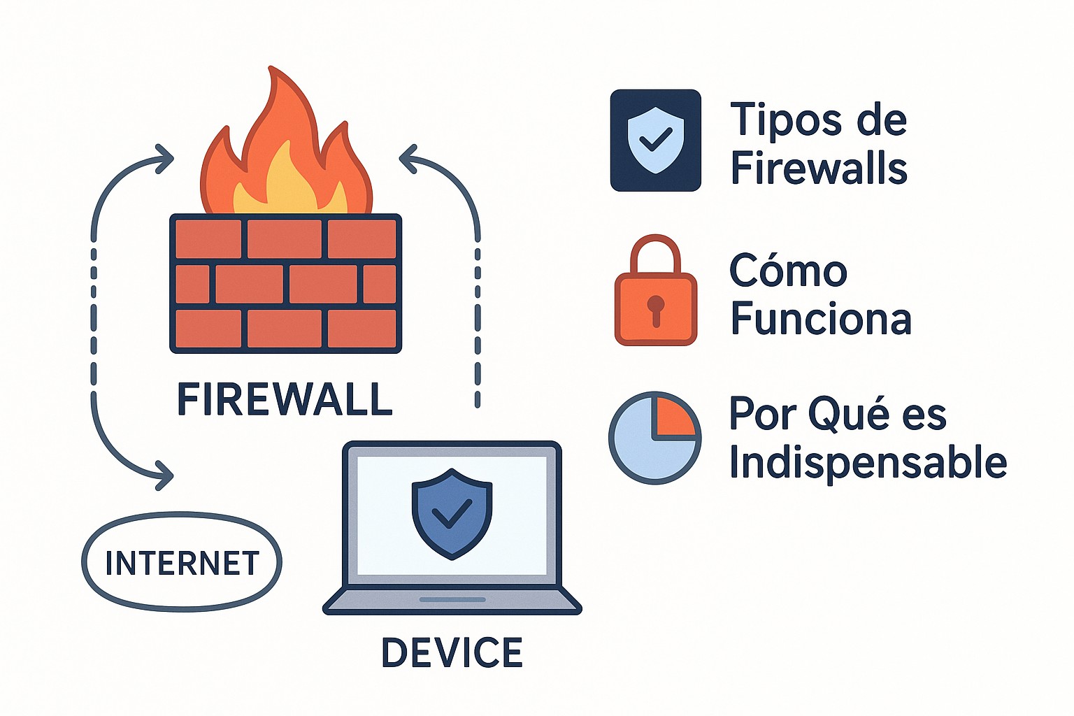 Representación de una arquitectura de red con firewall de perímetro y DMZ