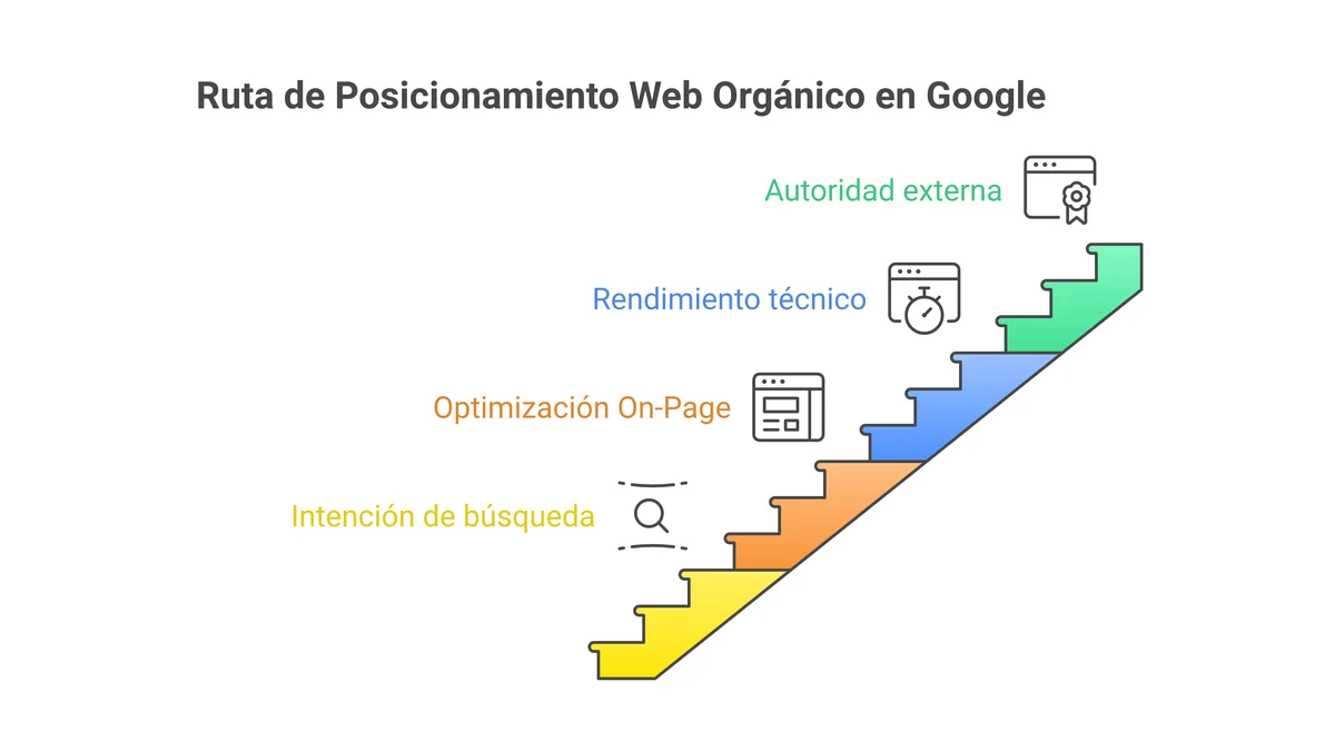 Infografía: conceptos clave de SEO para Principiantes: La Guía Esencial para Posicionar tu Web en Google