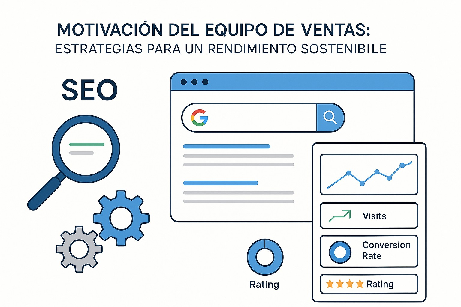 Equipo de ventas de alto rendimiento celebrando en una oficina moderna.