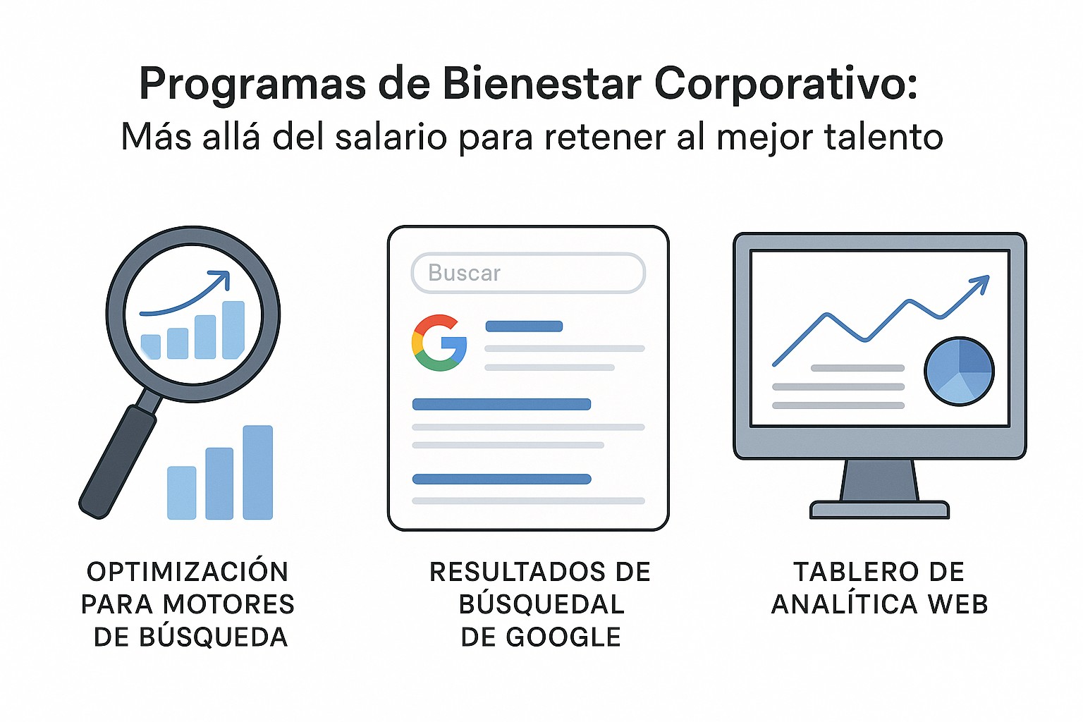 Una oficina moderna con empleados sonrientes participando en una actividad de bienestar
