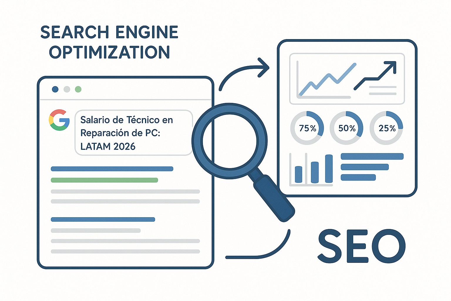 Diagrama sobre salario tecnico reparacion pc