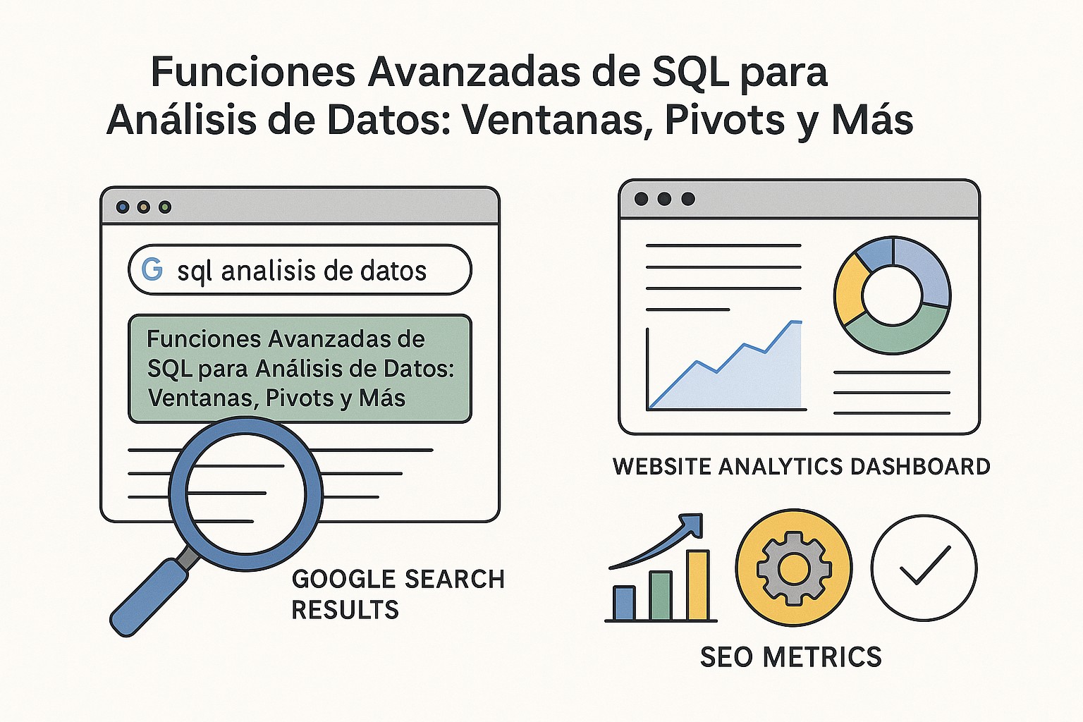 Analista de datos utilizando funciones SQL avanzadas para identificar tendencias en un conjunto de datos complejo