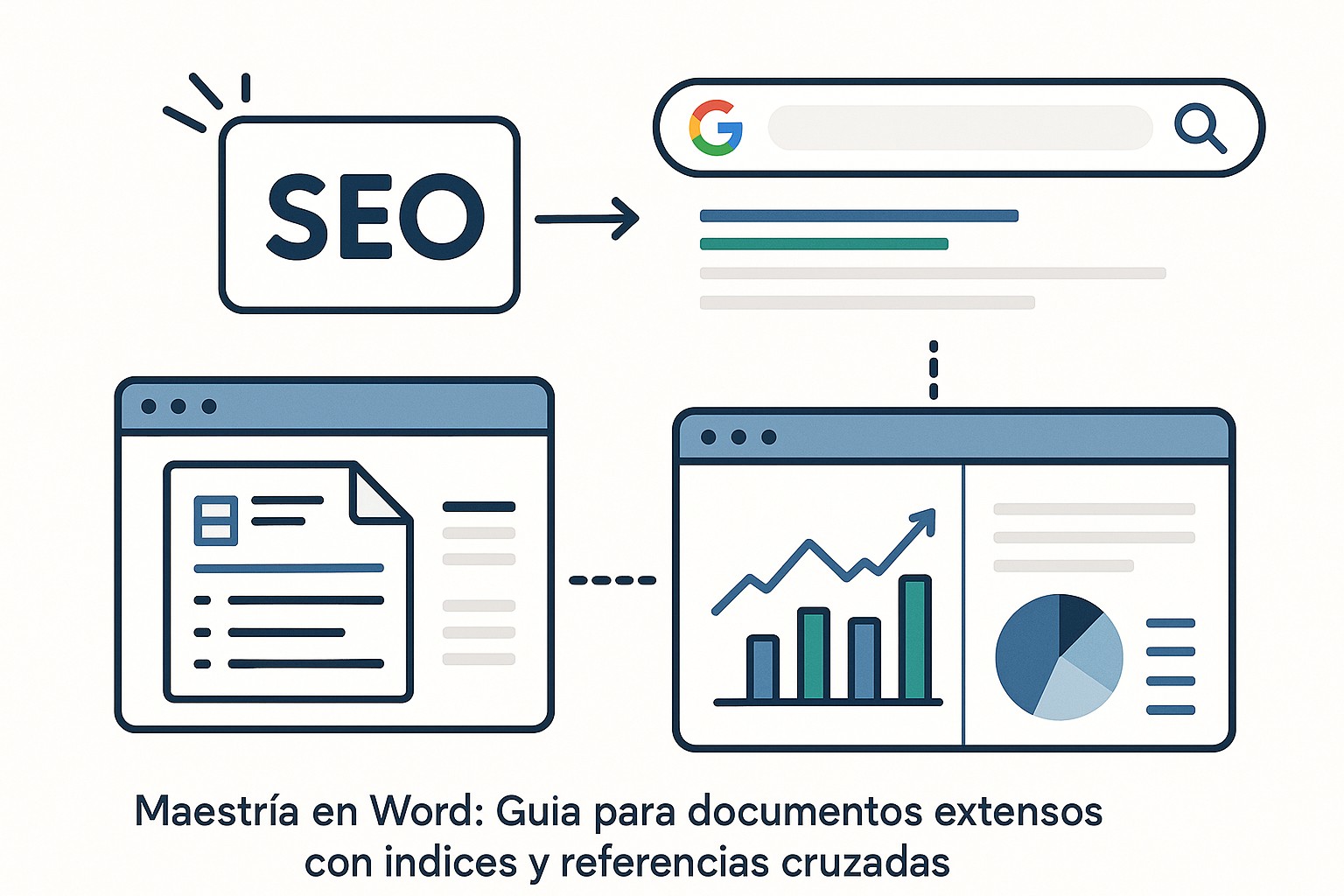 Interfaz de Word mostrando la creación de una tabla de contenido automática